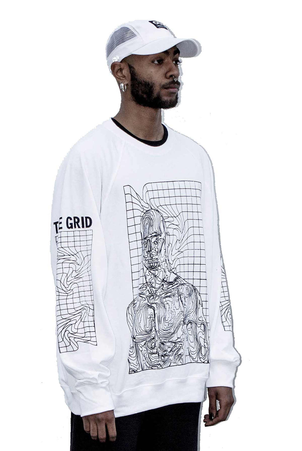 THE GRID HUMANOID W SWEATSHIRT