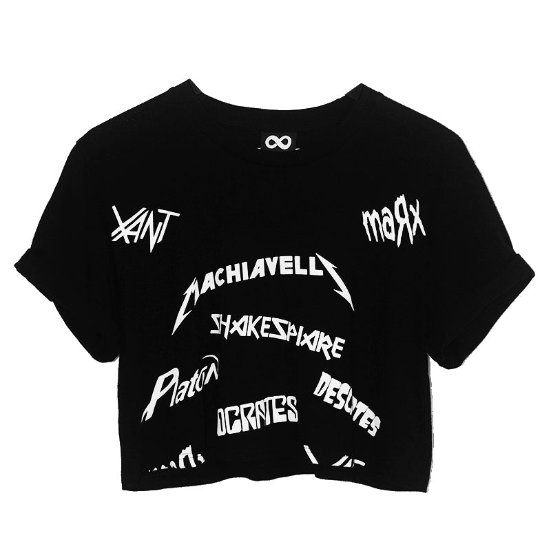 HEAVY MENTAL CROP TOP