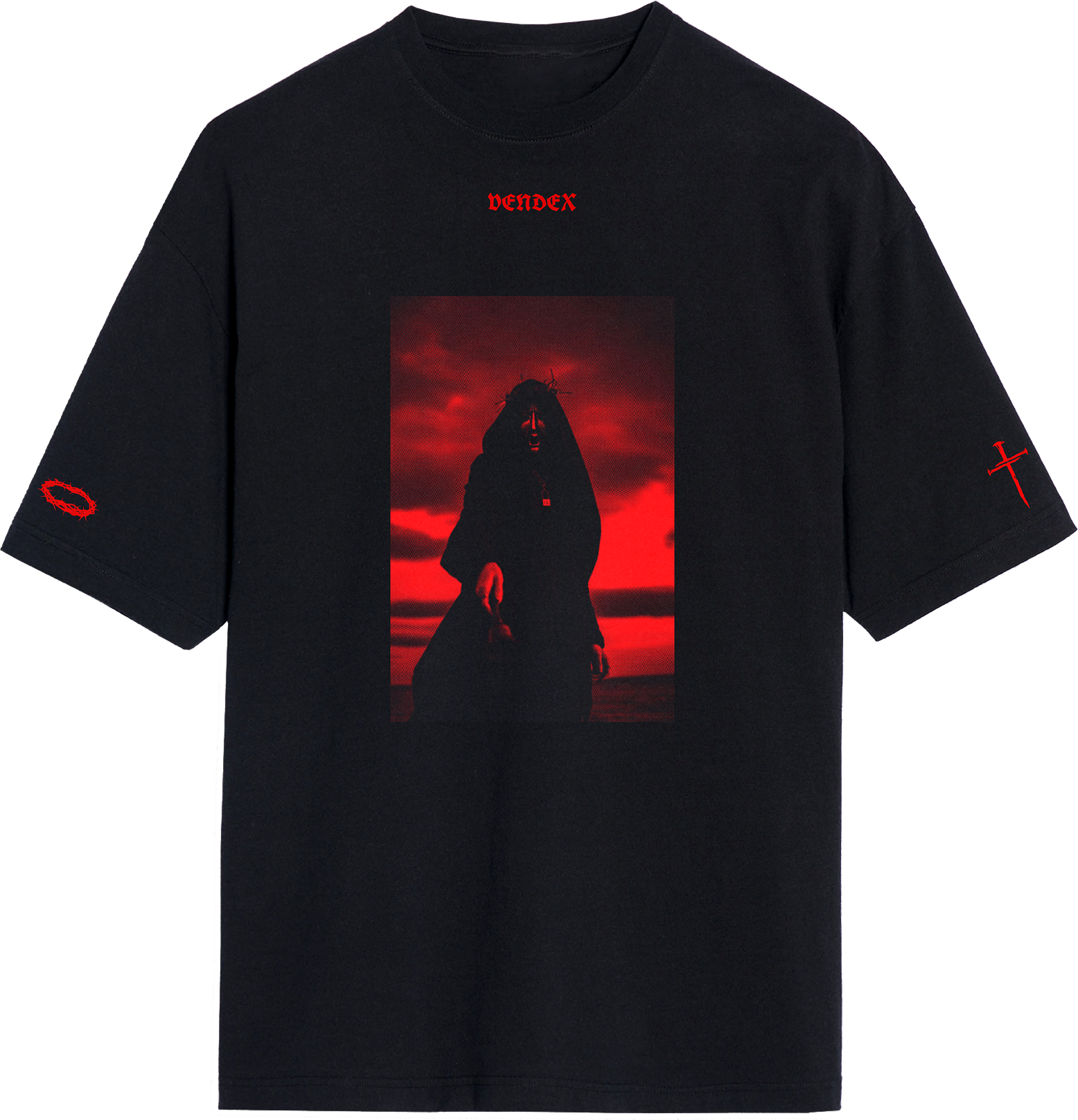VENDEX BLACK T-SHIRT