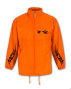 TRIBAL EYES ORANGE WIND COAT