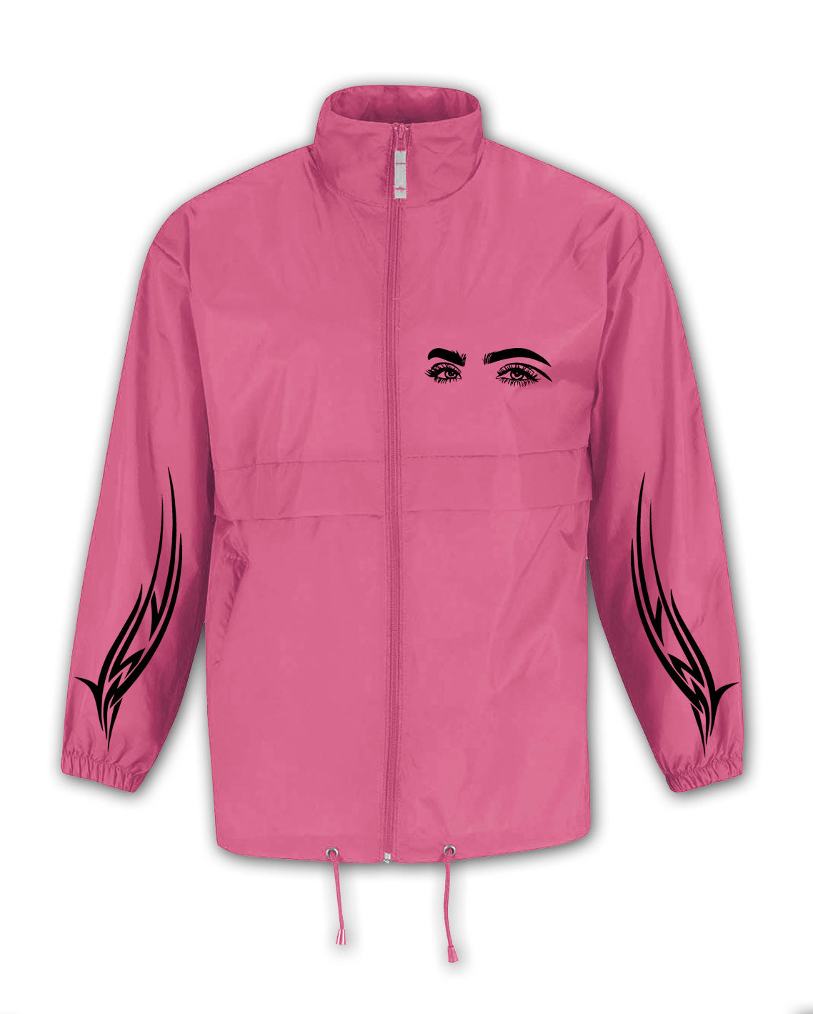 TRIBAL EYES PINK WIND COAT