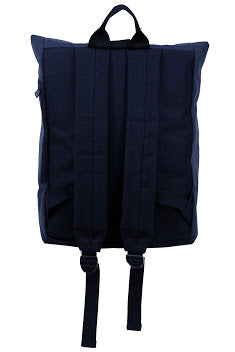 ROLL TOP BLACK REFLEXTIVE BACKPACK