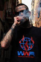 WORLD WIDE RIOT BLACK T-SHIRT